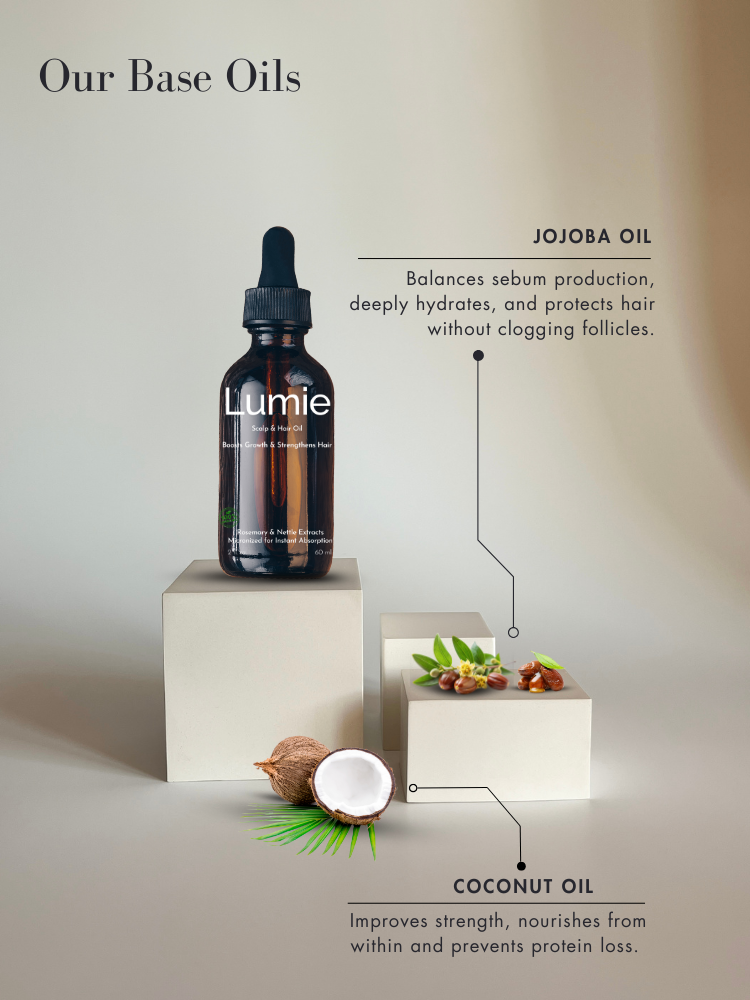 LUMIE | Hair Oil Treatment with Coconut & Rosemary for Growth